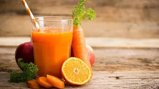 Your quick energy fix: Carrot smoothie