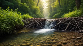 Human-Built Beaver Dams: Restoring Streams and Supporting Wildlife