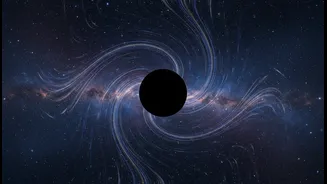 A Black Hole Can Leave A Detectable Pattern Without Producing A Photograph