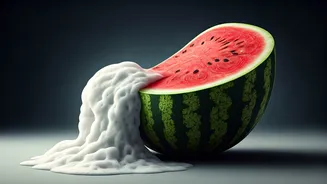Mystery Foam: Flying Beast's Foaming Watermelon Sparks Online Panic and Debate