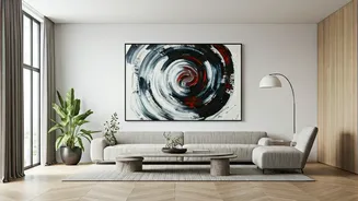 Oversized Art Is The Anti-Boring Home Hack