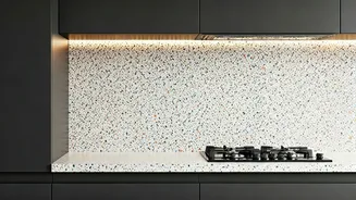Why Recycled Terrazzo Backsplashes Are Flooding Luxury Kitchen Feeds Weekly