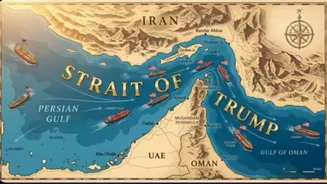 'Strait of Trump': US President Renames Hormuz After Himself, Shares New Map