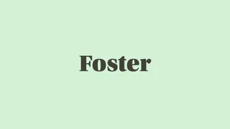 Word of the Day: Foster