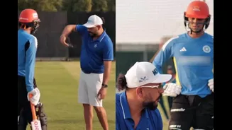 Yuvraj trains Abhishek ahead of Australia tour