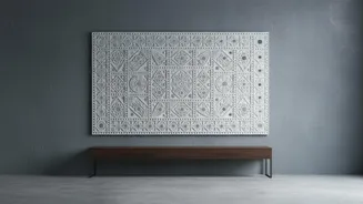 Lippan Kam Mud-And-Mirror Panels Become Popular Interior Decor Choice For Modern Urban Apartment Owners