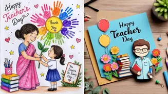 Teacher’s Day 2026: 8 Easy drawing ideas for kids to make at home