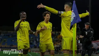 Al-Nassr Reach Top Spot After 5-0 Victory Over Al-Najma, Ronaldo Nets