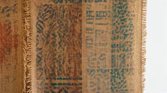 Crafting Ethiopian-Inspired Wall Art from Recycled Coffee Sacks