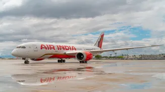 Air India flight with 160 onboard lands in Delhi after engine fire alert