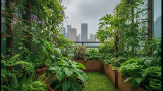 Beat Concrete Heat With Terrace Plants That Flourish During The Rainy Season