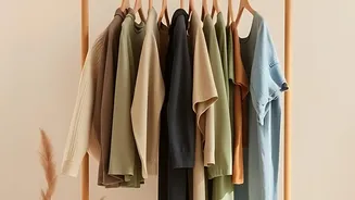 A Crowded Drying Rack Can Trap Dampness Around Clothes