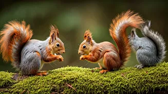 Red, Grey, and Rainbow Squirrels: Unpacking Their Unique Traits and Ecological Impact