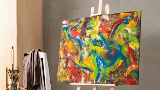 Statement Art Can Make a Small Room Feel More Coherent