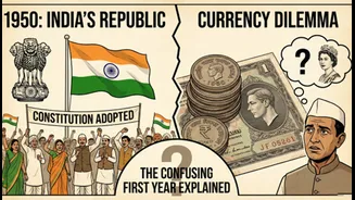 Jan 26, 1950: India Became a Republic But Kept the British Queen on Currency - The Confusing First Year Explained