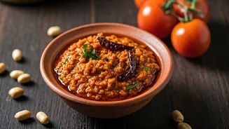 Power Up Your Plate: Andhra-Style Tomato Peanut Chutney for Every Meal!
