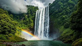 Meghalaya Waterfalls Are The Season's Biggest Flex