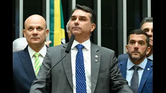 Flávio Bolsonaro reage após veto da UE às carnes brasileiras
