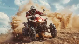 What makes quad biking in the desert so thrilling