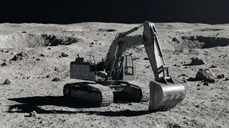 Excavators Working Before Astronaut Arrival in Robots Building Future Moon Bases: Key Details