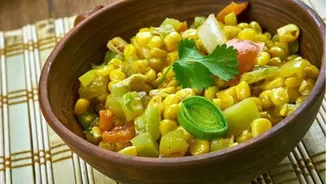 Quick breakfasts: Sweet corn stir-fry
