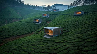 Newlyweds Book Private Eco Villas Inside Fog Covered Munnar Tea Gardens