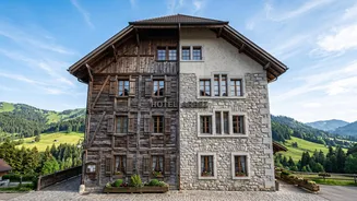 Hotel Arbez Offers A Room With An International Border Inside