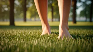 Grounded Walking In Indian Parks Offers Free Natural Stress Relief