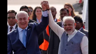 Netanyahu calls Modi,invites him for Israeli I-Day