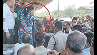 Official Slaps Farmer Over Fertilizer in India