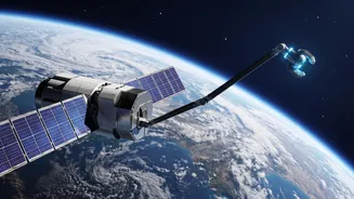 How New Space Technologies Use Magnetic Nets To Collect Dead Satellites From Orbit
