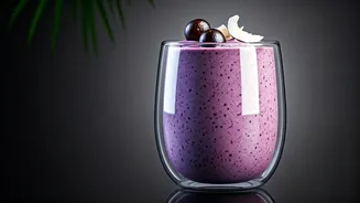 This Purple Jamun Coconut Cream Smoothie Is Total Summer Goals