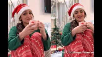 Esha Deol Shares Comfy Christmas Video With Santa Hat, Cookies; Turns Off Comments | Watch