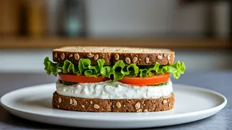 Effortless Hung Curd Sandwich: A Quick, Healthy Breakfast Delight