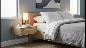 How to enhance flat bedroom layouts via damage-free bedside mounting options safely