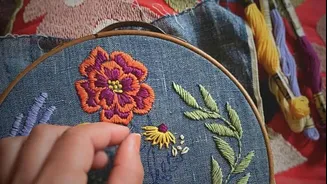 How to make wall art with fabric applique