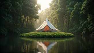 Northeast River Island Glamping Sites Perfect For Slow Getaways