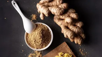 A Warm Cloth With Ginger May Ease the Feeling of Tightness
