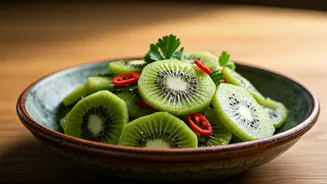 This Viral Kiwi Salad With Chili Is Insane