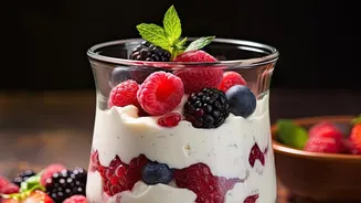 Fresh Or Frozen Fruit Gives Quick Berry Parfait With Fruit And Yoghurt A Fresh Angle