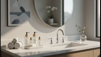 The Best No-Renovation Bathroom Ideas Improve Both Mood And Maintenance