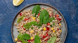 How Lemon-Dressed Quinoa Salads Offer Perfect Balance Of Protein Crunchy Veggies And Citrus