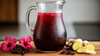 This Cold Brew Ginger Hibiscus Tea Rules Social Media Feeds