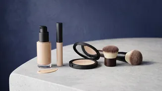 Facial Layering: Uses Thin Makeup Layers To Build A More Blended Finish: For A More Natural-Looking Base