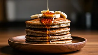 Fluffy Oat Flour Banana Pancakes Are Complete Breakfast Goals