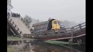Bridge collapses In Bengal’s Cooch Behar While Truck Was Crossing, BJP Accuses TMC Of Corruption