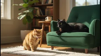 Behavioural Tricks That Help Two Rescue Cats Share One Home