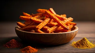 Spice Up Sweet Potato Fries Using Peri Peri And Amchur