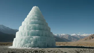 Why Ladakh’s Ice-Stupa Engineering Draws Global Science Interest For Alpine Drought Relief