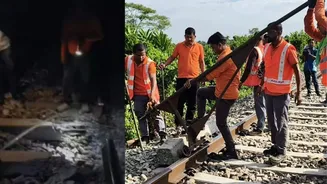 Suspected bomb blast hits Assam railway track; trains delayed